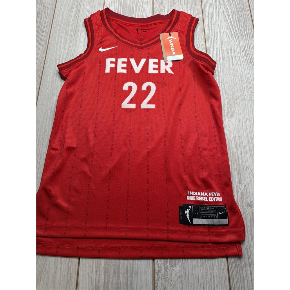 New Nike Womens Caitlin Clark Indiana Fever WNBA Jersey Size XS Rebel Edition